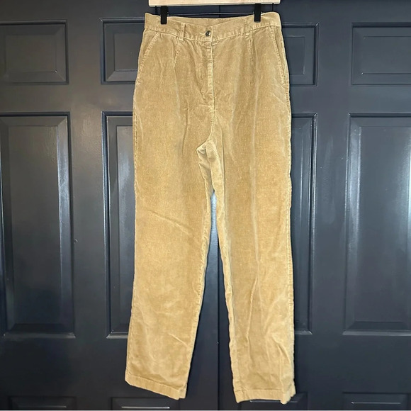 L.L. Bean Women's 10 Regular Brown Corduroy Pants Cotton Spandex (C)3 - Picture 4 of 12